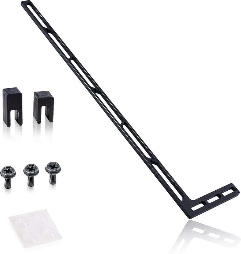 Fstop Labs CloverTale Graphics Card GPU Brace Support, Video Card Sag Holder Bracket, Anodized Aerospace Aluminum (Upgraded Version Black)