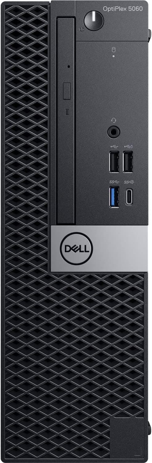 Dell Optiplex 5060 Desktop Computer | Hexa Core Intel i7 (3.2) | 32GB DDR4 RAM | 1TB SSD Solid State | Windows 11 Professional | Home or Office PC (Renewed), Black