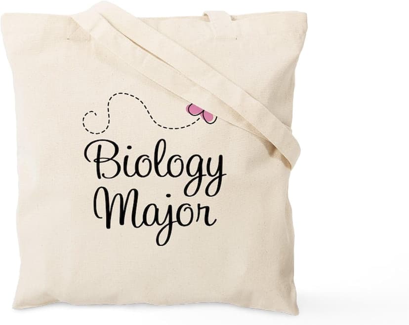 CafePress Cute Biology Major Tote Bag Natural Canvas Tote Bag, Reusable Shopping Bag
