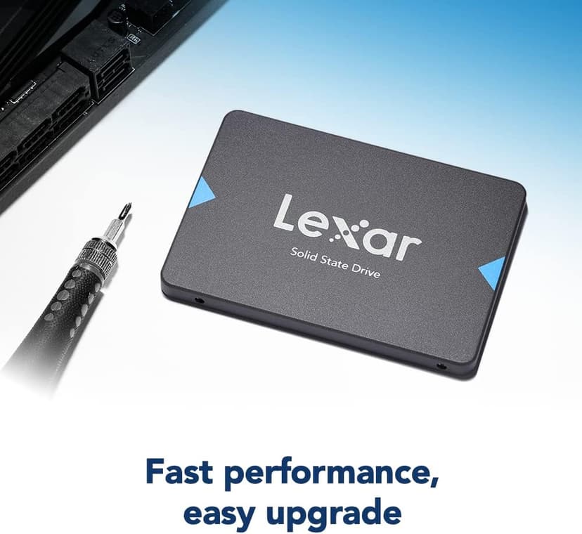 Lexar 480GB NQ100 SSD 2.5 Inch SATA III Internal Solid State Drive, Up to 550MB/s Read, Gray (LNQ100X480G-RNNNU)