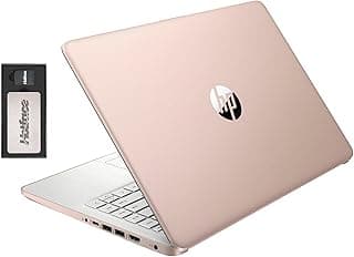HP Stream 14" HD BrightView Laptop, Intel Celeron N4120, 8GB RAM, 288GB Storage (128GB eMMC + 160GB Docking Station Set), Intel UHD Graphics, 720p Webcam, Wi-Fi, 1 Year Office 365, Win 11 S, Gold