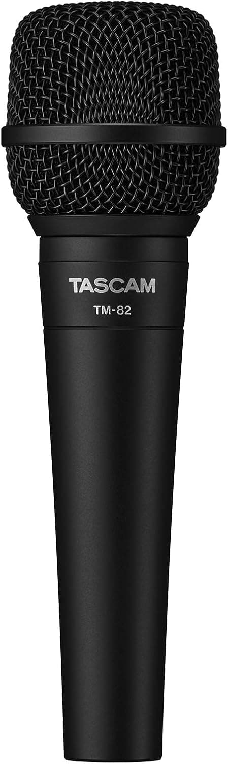 TASCAM TM-82 Dynamic Microphone for Vocals and Instruments
