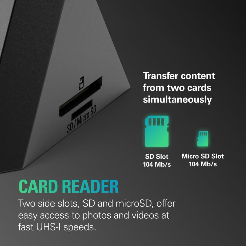 Elgato USB Hub – For Stream Deck +, 2 USB-C Ports/2 USB-A Ports, Power Delivery, SD/microSD Card Reader – USB-C, Mac/PC, Stream Deck & Power Supply Not Included