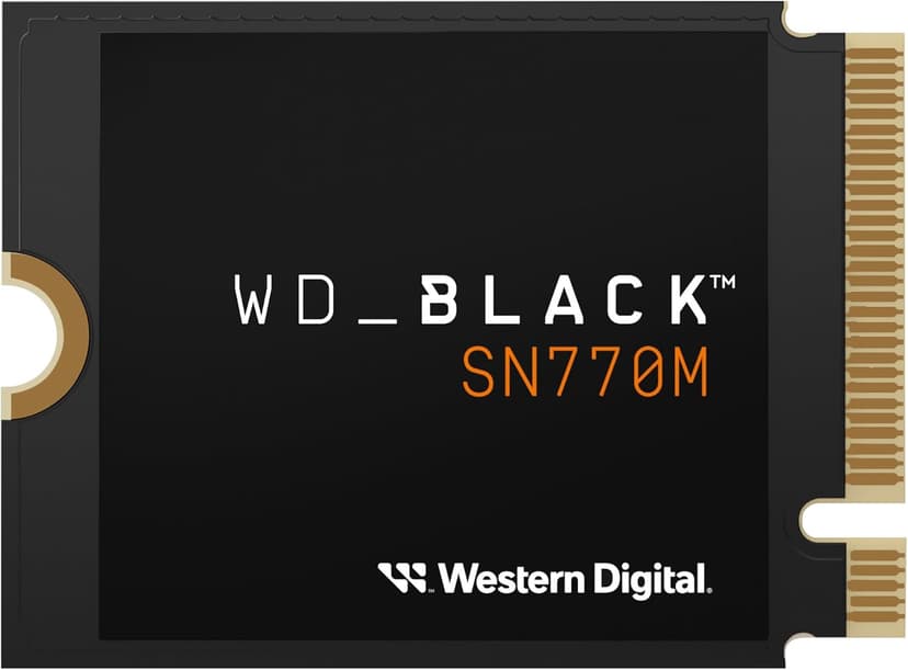 WD_BLACK 1TB SN770M M.2 2230 NVMe SSD for Handheld Gaming Devices, Speeds up to 5,150MB/s, TLC 3D NAND, Great for Steam Deck and Microsoft Surface - WDBDNH0010BBK-WRSN