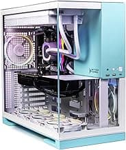 Skytech Gaming Aqua Desktop PC, Ryzen 7 7700X 4.5 GHz (5.4GHz Turbo), NVIDIA RTX 5060, 1TB Gen4 NVMe SSD, 32GB DDR5 RAM 5600 RGB, 850W Gold ATX 3 PSU, 360mm ARGB AIO, Wi-Fi, Win 11