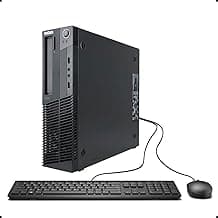 lenovo ThinkCentre M92p High Performance Small Factor Form Business Desktop Computer, Intel Core i5-3470 3.2GHz, 8GB DDR3 RAM, 500GB HDD, DVD, Windows 10 Professional (Renewed)