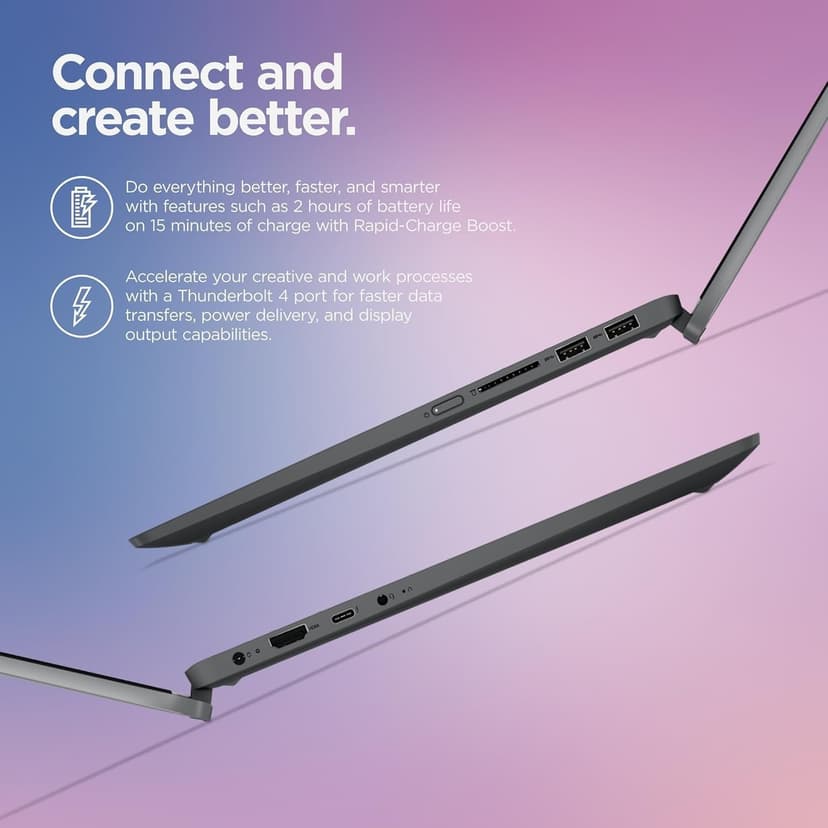 Lenovo IdeaPad Flex 5i 2-in-1 Laptop (14" FHD+ Touchscreen, Intel Core i3-1215U, 8GB RAM, 256GB SSD) Convertible, Fingerprint, FHD Webcam, 9-Hr Battery Life, IST Pen, Win 11 Home in S Mode, Grey