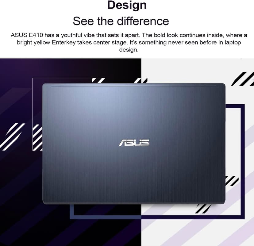 ASUS 14" Laptop, 14" FHD Display, Intel Celeron N4500, 4GB Memory, 64GB eMMC, Touchpad, Webcam, HDMI, Wi-Fi, Windows 11 Home, Quiet Blue