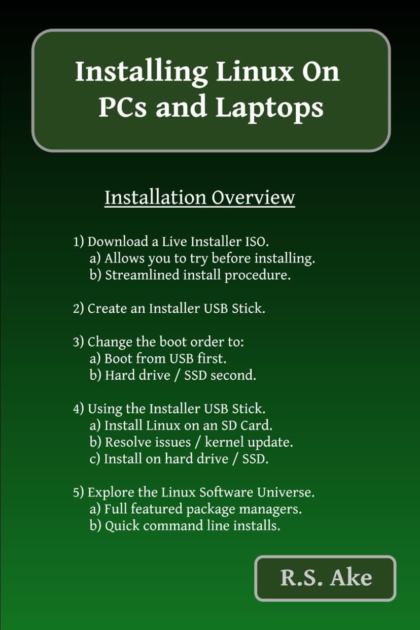 Installing Linux On PCs and Laptops