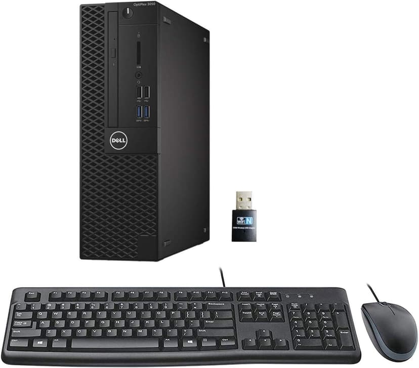 Dell Optiplex 3050 SFF Desktop Computer PC, Intel Quad Core i5-6500 up to 3.6GHz, 16GB DDR4, 256GB SSD, WiFi, 4K Support, DP, HDMI,Windows 10 Pro 64 Bit English/Spanish/French(Renewed)