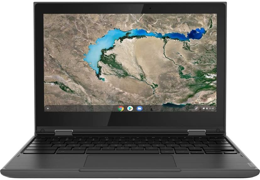 Lenovo Chromebook 300e 2-in-1 Convertible Laptop in Black AMD Processor up to 2.4Ghz 32GB eMMC 4GB DDR4 11.6in IPS Touchscreen BT Dual Webcam HDMI (Renewed)