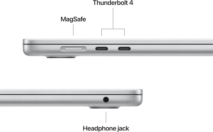 Apple 2025 MacBook Air 15-inch Laptop with M4 chip: Built for Apple Intelligence, 15.3-inch Liquid Retina Display, 16GB Unified Memory, 256GB SSD Storage, 12MP Center Stage Camera, Touch ID; Silver