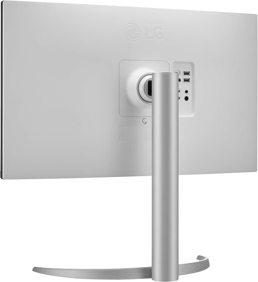 LG 27UP850K-W 27-inch Ultrafine 4K UHD (3840 x 2160) IPS Computer Monitor, 60Hz, 5ms, DisplayHDR 400, Built-in Speaker, HDMI, DisplayPort, USB Type-C 90W PD, Tilt/Height/Pivot Adjustable Stand, White