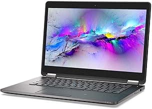 Dell Latitude E7470 14in Laptop, Core i5-6300U 2.4GHz, 8GB Ram, 256GB SSD, Windows 10 Pro 64bit (Renewed)