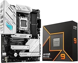 Micro Center AMD Ryzen 9 9900X AM5 CPU Processor Bundle with ASUS ROG Strix B650-A Gaming WiFi 6E AM5 Ryzen 7000 Gaming Motherboard