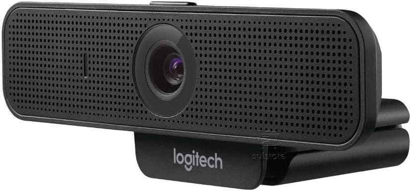 Logitech C925-E Webcam, HD 1080p/30fps Video Calling, Light Correction, Autofocus, Clear Audio, Privacy Shade, Works with Skype Business, WebEx, Lync, Cisco, PC/Mac/Laptop/Macbook - Black
