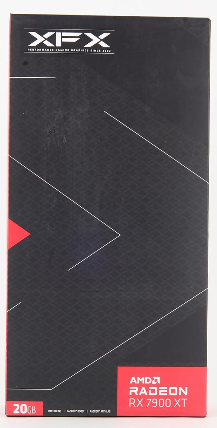 XFX Radeon RX 7900XT Gaming Graphics Card with 20GB GDDR6, AMD RDNA 3 RX-79TMBABF9