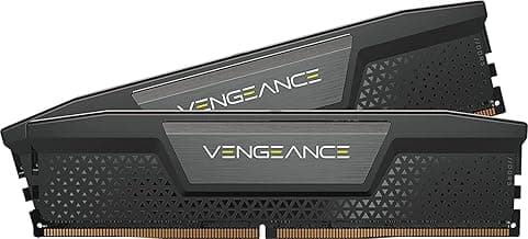 CORSAIR VENGEANCE DDR5 RAM 64GB (2x32GB) 5200MHz CL40-40-40-77 1.25V Intel XMP Desktop Computer Memory - Black (CMK64GX5M2B5200C40)