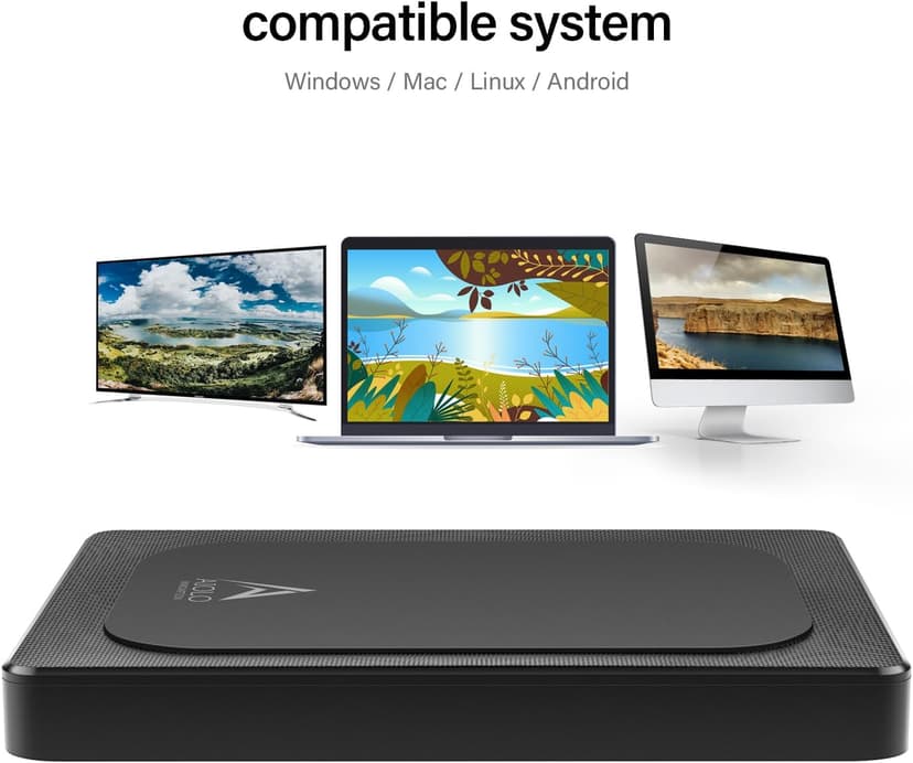 2TB Ultra Slim Portable External Hard Drive HDD-USB 3.0 for PC, Mac, Laptop, PS4, Xbox one,Xbox 360-Super Fast Transmission