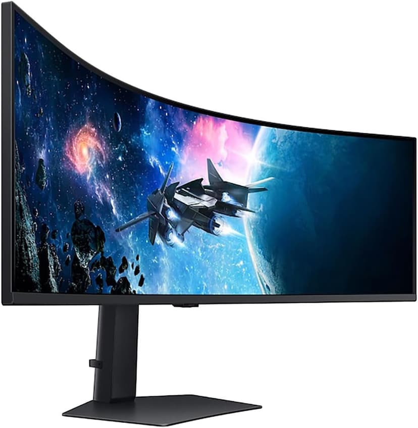Samsung 49" Odyssey G9 G95C DQHD 240Hz DisplayHDR 1000 Curved Gaming Monitor Bundle with Tech Smart USA Elite Suite 18 Standard Editing Software Bundle + 1 Year CPS Enhanced Protection Pack