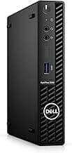 DELL 2022 Optiplex 3090 Micro Form Factor Business Desktop, Intel Core i5-10500T, 16GB RAM, 512GB PCIe SSD, DisplayPort, RJ-45, Wi-Fi 6, Bluetooth, Wired Mouse&Keyboard, Windows 11 Pro, Black