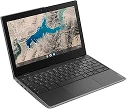 Lenovo 100E Chromebook 2ND Gen Laptop, 11.6" HD (1366 X 768) Display, MediaTek MT8173C Processor, 4GB LPDDR3 RAM, 16GB eMMC TLC SSD, Powervr GX6250, Chrome OS, 81QB000AUS, Black
