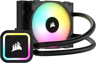 Corsair H60x RGB Elite Liquid CPU Cooler - 16 Dynamic RGBLEDs - SP120 Elite Series PWM Fan with AirGuide Technology - Intel® LGA 1700, 1200, 115X, 2066, AMD® AM5/AM4 Sockets - Black