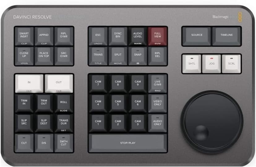 Blackmagic Design Davinci Resolve Speed Editor Bundle with Davinci Resolve 18 Studio (Activation Card)