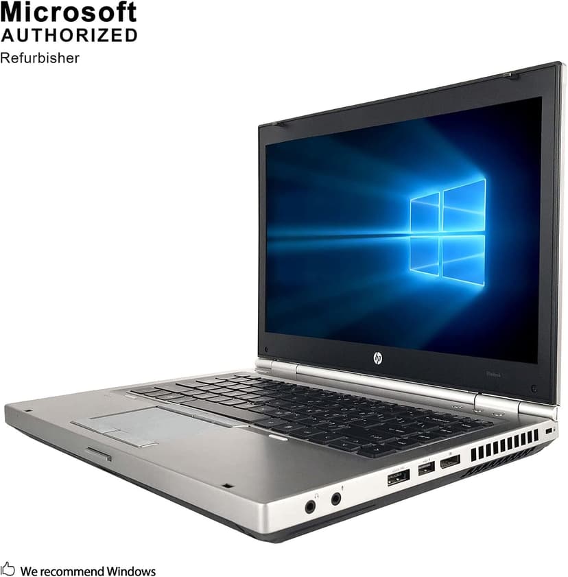 HP EliteBook 8460P 14-inch Notebook PC - Intel Core i5-2520M 2.5GHz 8GB 250GB Windows 10 Professional (Renewed)