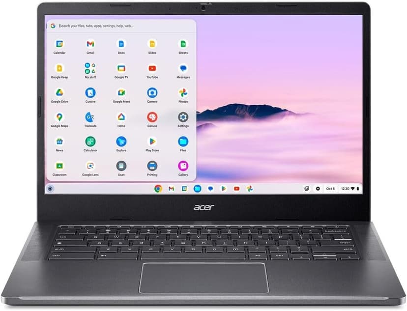 Acer Chromebook Plus 514 Laptop w/ Google AI (14" FHD Touchscreen, Intel 8-Core i3-N305, 8GB RAM, 640GB Storage, 2TB Cloud Storage) Business, Student, 11-Hr Long Battery Life, 1080p Webcam, Chrome OS
