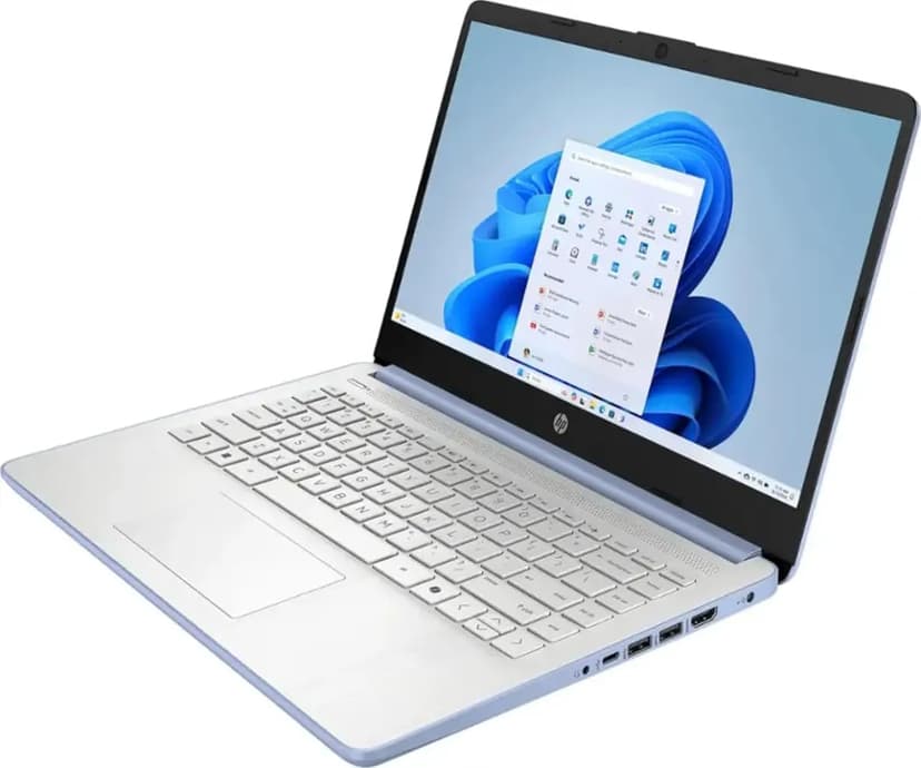 HP 2025 Laptop for Business & Student - Windows 11 Pro & Microsoft Office Lifetime | 14 inch HD | Intel Quad-core CPU | 16GB RAM, 128GB UFS, 256GB Micro SD | Sleek Design Light Computer | Sky Blue