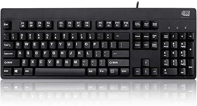 Easy Touch 630Ub, Wired Waterproof Keyboard (AKB-630UB), Black