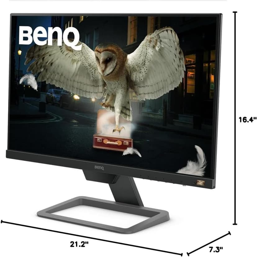 BenQ EW2480 Gaming Monitor 24" FHD 1080p | IPS | HDRi | Eye-Care Tech w/ Sensor | TUV Certified | Adaptive Brightness | FreeSync | Tilt Screen | Built-In Speakers | Eye Reminder | HDMI | VESA Ready