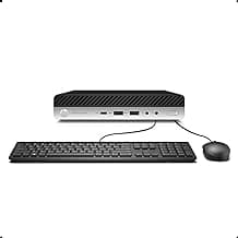 HP ProDesk 600 G3 Mini PC Desktop Intel Core i5-6500T (Quad Core) 16GB RAM 256GB PCIe Solid State Drive USB-C Windows 10 Professional (Renewed)