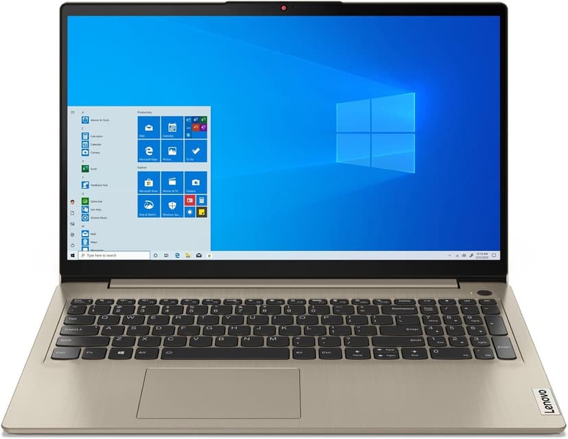 Lenovo 2023 IdeaPad 3 15.6" FHD Laptop Intel 2-Core i3-1115G4 Intel UHD Graphics 12GB RAM DDR4 256GB NVMe SSD WiFi AC Bluetooth Webcam HDMI Card Reader Sand Windows 11 Home w/ 32GB USB
