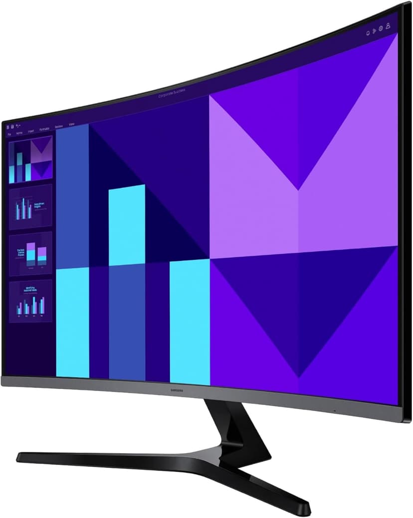 SAMSUNG 32-inch S3 (S39GD) FHD 100Hz Curved Monitor, Game Mode, Eye Saver Mode, Multiple Connectivity with HDMI Port, LS32D396GANXZA, 2025