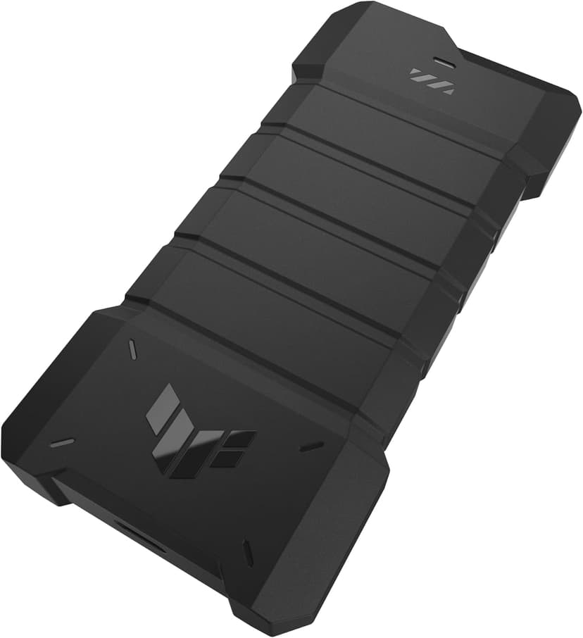 ASUS TUF Gaming A2- USB-C 3.2 Gen 2x2 Portable SSD Enclosure, Dual M.2 NVMe PCIe and SATA, MIL-STD-810H Drop Resistance, IP68 Water and dust Resistance, Aluminum Alloy Chassis and a Thermal pad