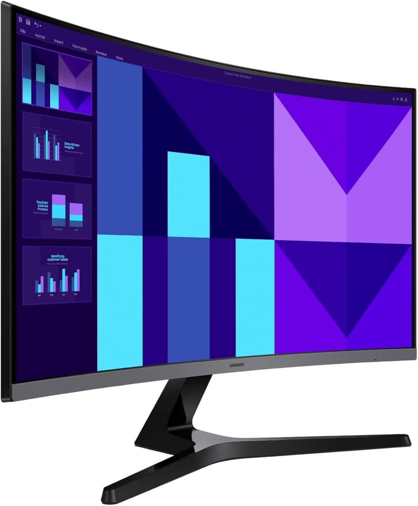 SAMSUNG 32-inch S3 (S39GD) FHD 100Hz Curved Monitor, Game Mode, Eye Saver Mode, Multiple Connectivity with HDMI Port, LS32D396GANXZA, 2025