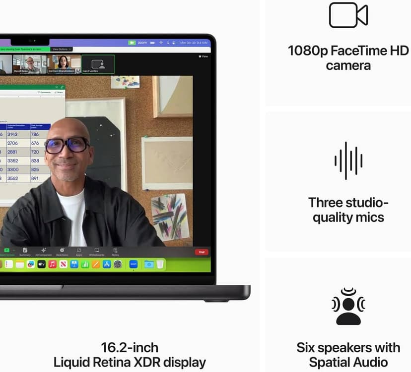 Apple MacBook Pro 16.2" with M3 Max Chip (Late 2023) - Space Black, 16-Core / 40-Core, 128GB, 2TB SSD