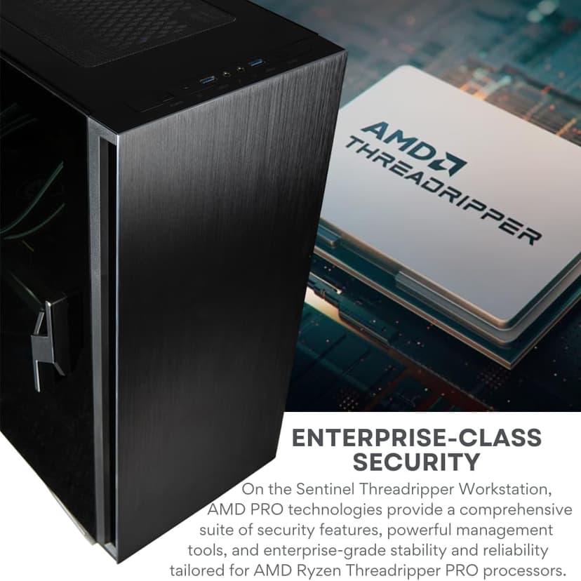 96-Core Threadripper PRO 7995WX Workstation with RTX 5090 32GB, 384GB RAM, 4TB SSD+3TB HDD, W11P (High Performance Computer for Gen AI, AR, ML, CAD, Deep Learning, 3D Modeling & Rendering) Desktop PC