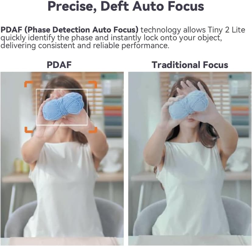 OBSBOT Tiny 2 Lite AI-Powered 4K UHD PTZ Webcam,1/2" CMOS 4X Digital Zoom AI Auto Tracking with Auto Zoom Gesture Control 2.0, LiveStream for Game/Meeting/Online Educate, W Mini Tripod