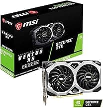 MSI Gaming GeForce GTX 1660 Super 192-bit HDMI/DP 6GB GDRR6 HDCP Support DirectX 12 Dual Fan VR Ready OC Graphics Card (GTX 1660 Super VENTUS XS OC) (Renewed)