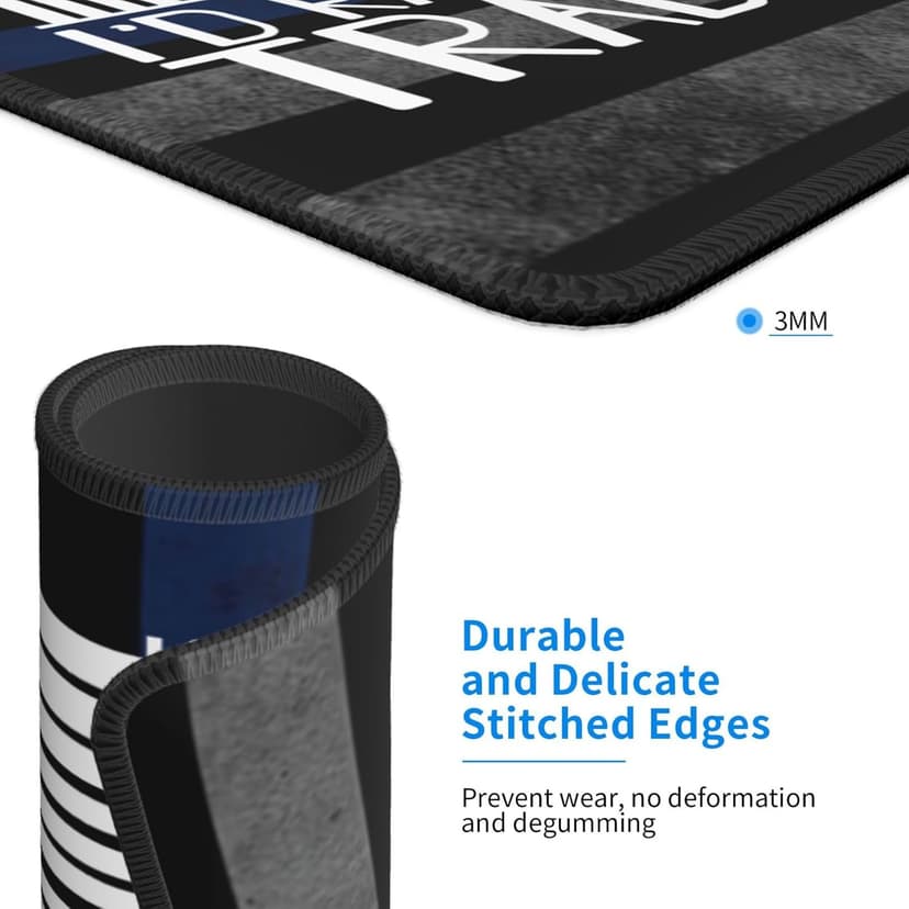 I'd Rather Be Trading Traders Forex Stocks Day Mouse Pad Durable Green and Environmentally Friendly Locked Edge for Men Women