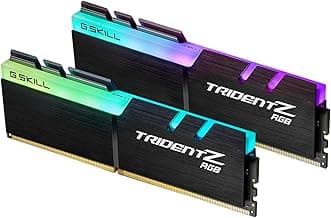 G.SKILL Trident Z RGB Series (XMP) DDR4 RAM 64GB (2x32GB) 3600MT/s CL18-22-22-42 1.35V Intel AMD Desktop Computer Memory UDIMM (F4-3600C18D-64GTZR)