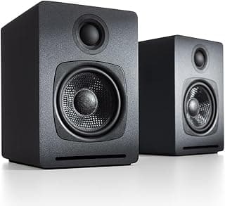 Audioengine A1 Wireless Computer Speakers - 60 W Bluetooth Desktop PC Computer Speakers - Gaming, Music and More