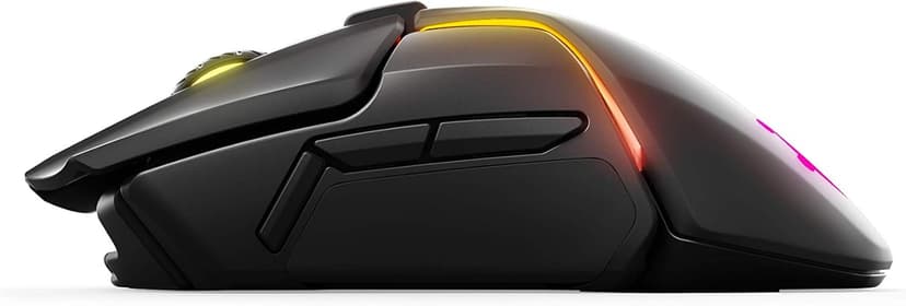 SteelSeries Rival 650 Quantum Wireless Gaming Mouse - Rapid Charging, 12,000 Cpi Dual Sensor, 256 Weight Configs, 8 Zone RGB Lighting