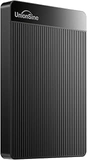UnionSine 320GB 2.5" Ultra Slim Portable External Hard Drive HDD-USB 3.0 for PC, Mac, Laptop, PS4, Xbox one,Xbox 360,HD-2510(Black)