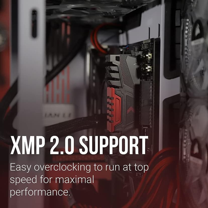 PNY XLR8 Gaming 16GB (2x8GB) DDR4 DRAM 3200MHz (PC4-25600) CL16 1.35V Dual Channel Desktop (DIMM) Memory Kit – MD16GK2D4320016AXR