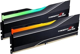 G.SKILL Trident Z5 Neo RGB Series (AMD Expo & Intel XMP 3.0) DDR5 RAM 32GB (2x16GB) 6000MT/s CL36-36-36-96 1.35V Desktop Computer Memory UDIMM - Matte Black (F5-6000J3636F16GX2-TZ5NR)