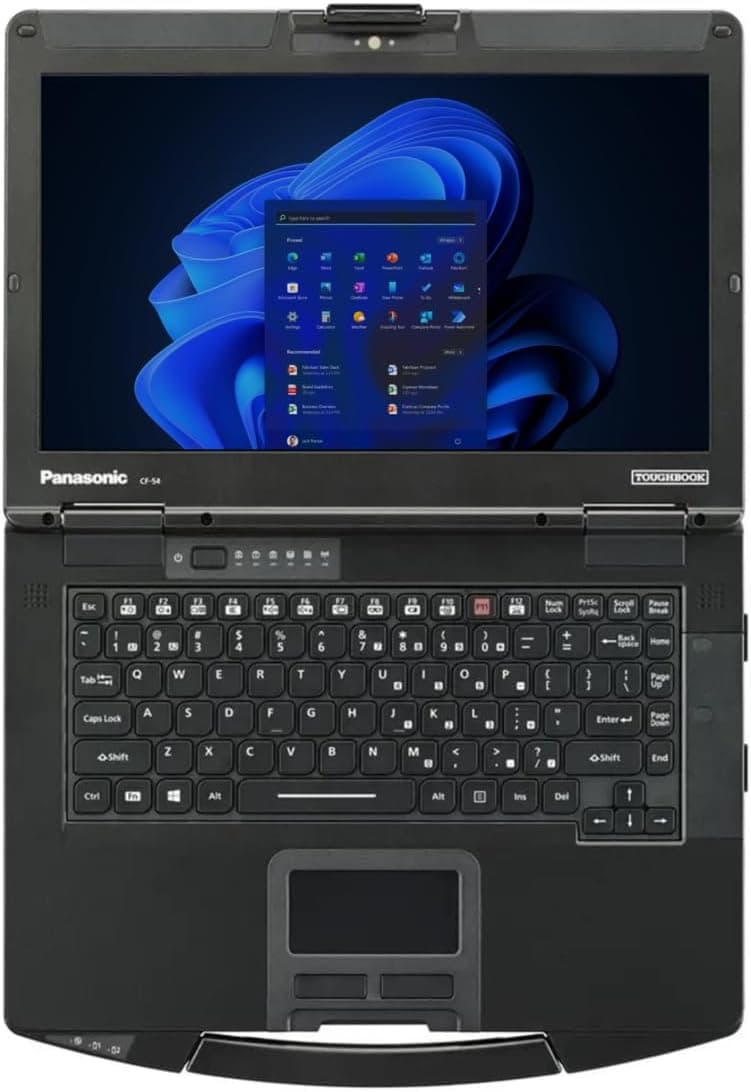 Panasonic Toughbook 54 MK3 Semi-Rugged Laptop, 14" HD Display, Core i5-7th Gen, 512GB SSD, 32GB, Webcam, DVD Super Multi, Windows 11 Pro, New Battery (Renewed)